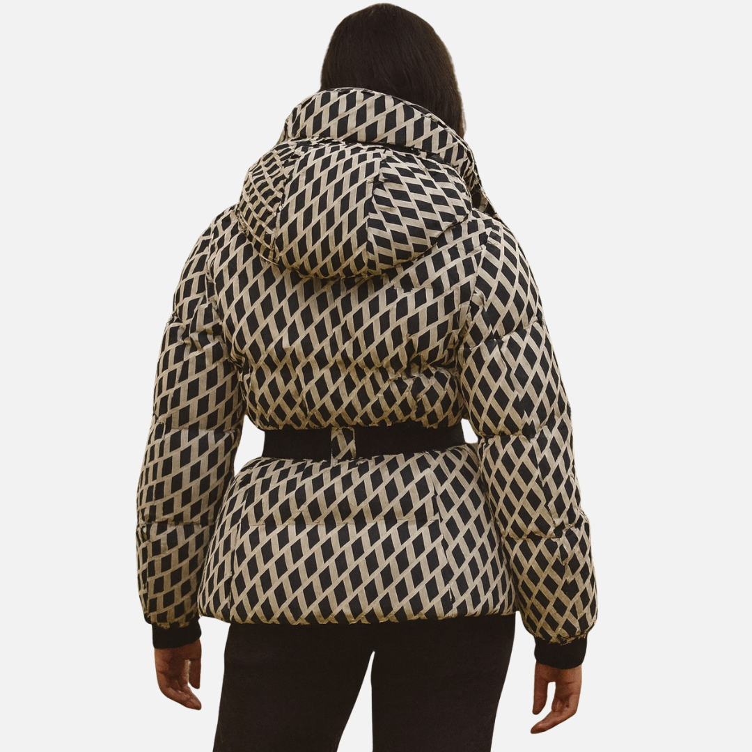 Women’s Winter Puffer Parka – Warm Belted Coat