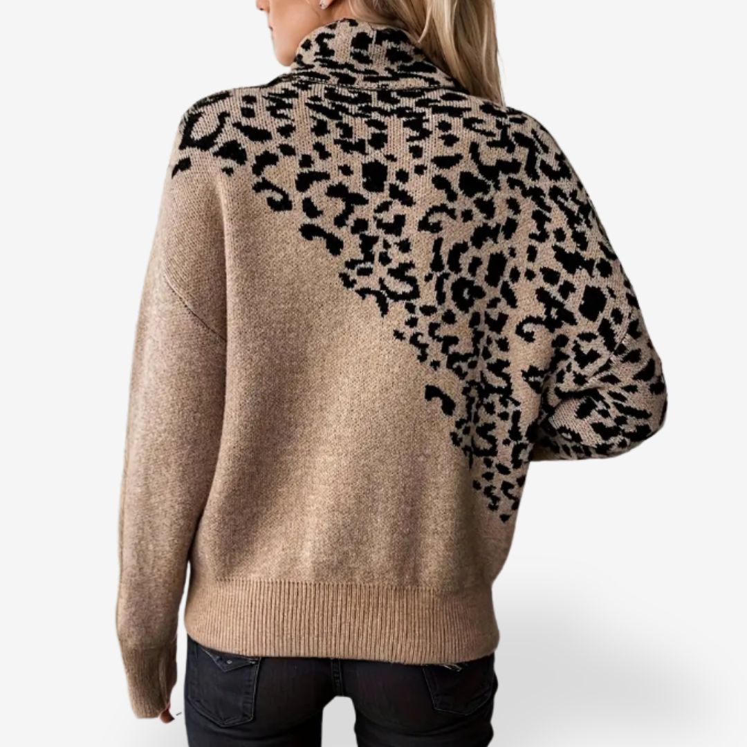 Women's Panther Print Pullover