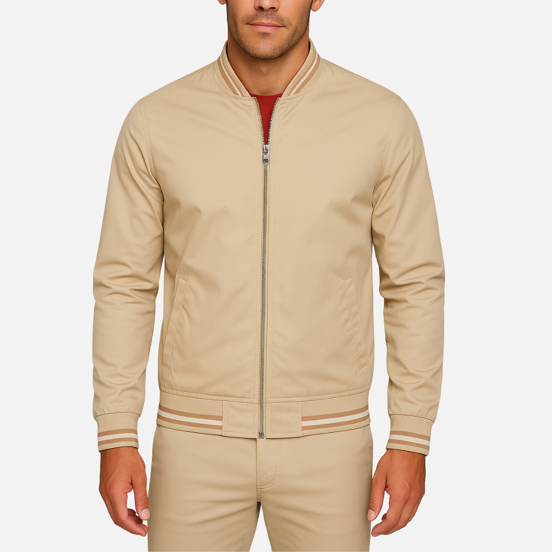 Men's All-Season Bomber Jacket – Lightweight Pilot Jacket