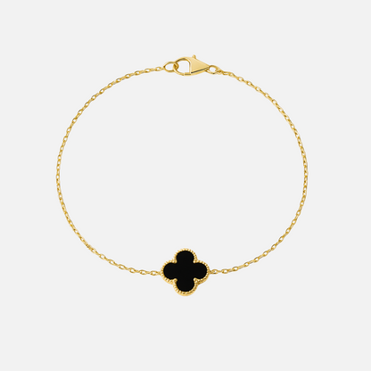 Women's Black Clover Bracelet – Four Leaf Jewellery Bracelet