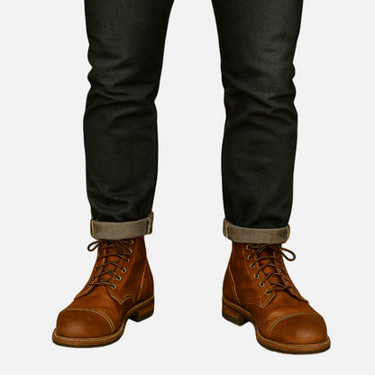 Men’s Leather Boots - Classic Smart Heeled Boots