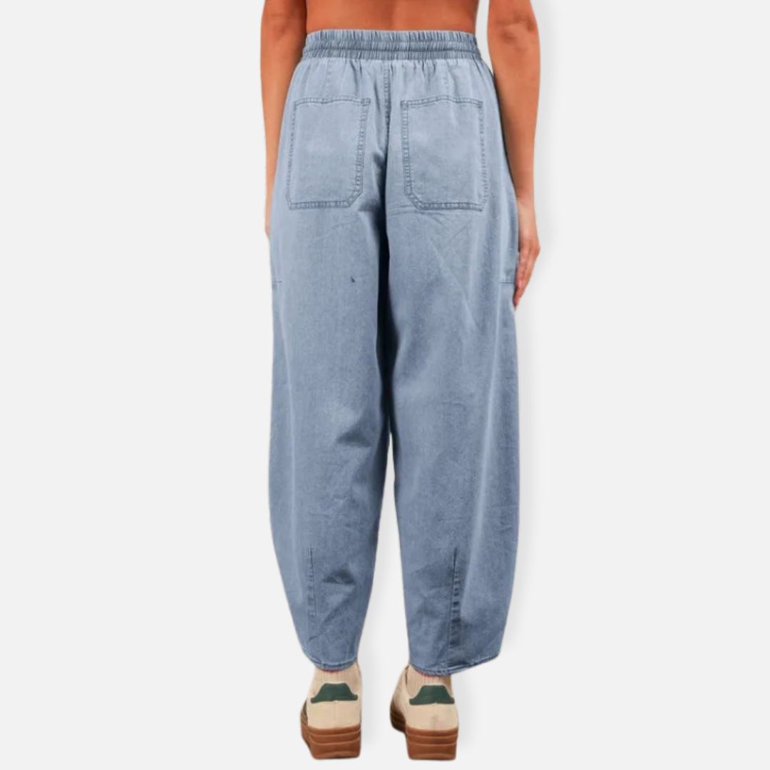 Wide-Leg Denim Jeans Y2K for Women