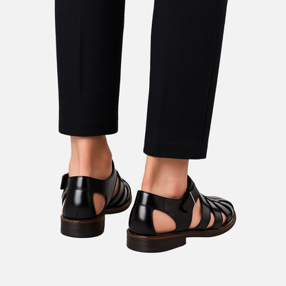 Men’s Premium Orthopedic Leather Sandals - Supportive Open Sandals