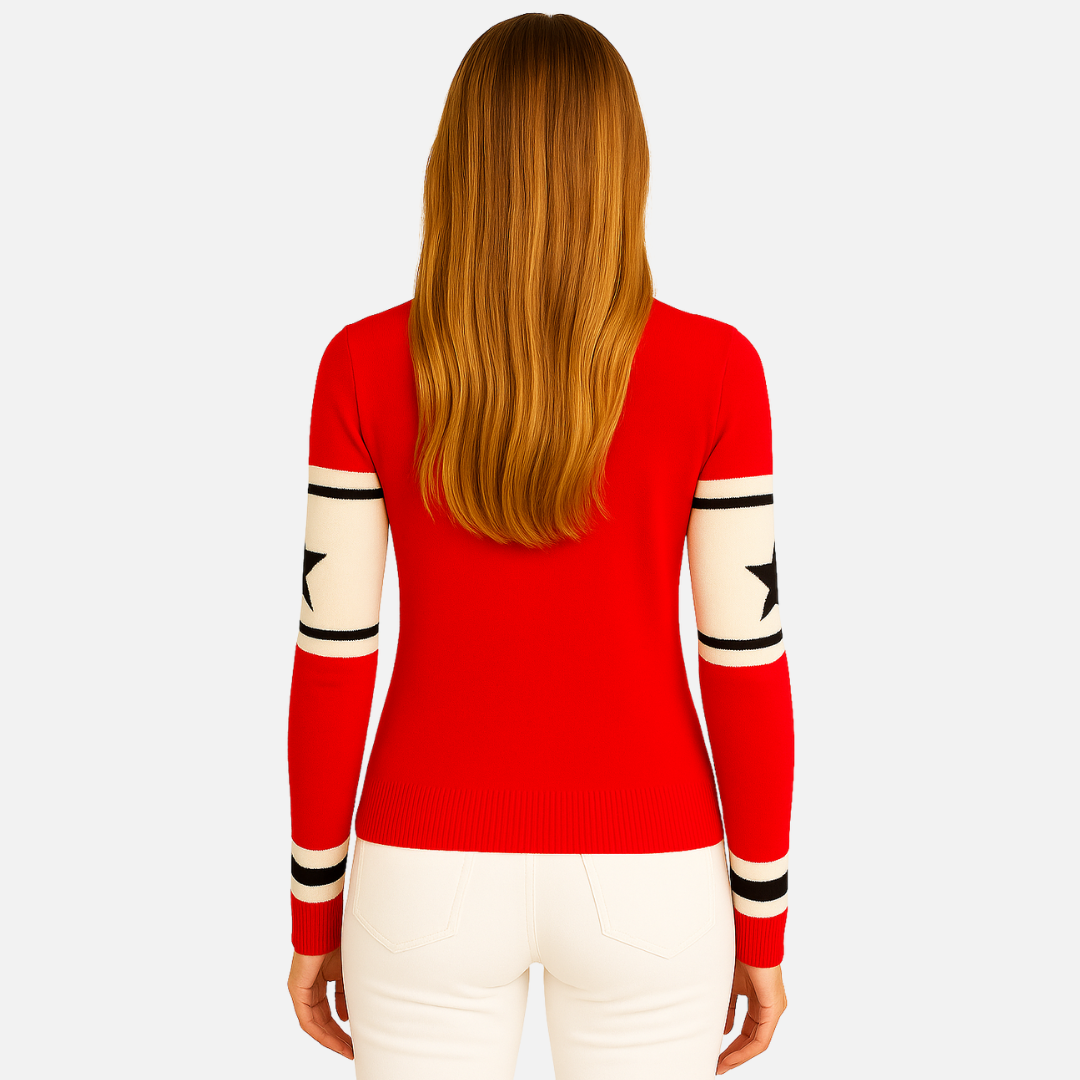 Women’s Après Ski Turtleneck Sweater – Warm Wool Sweater