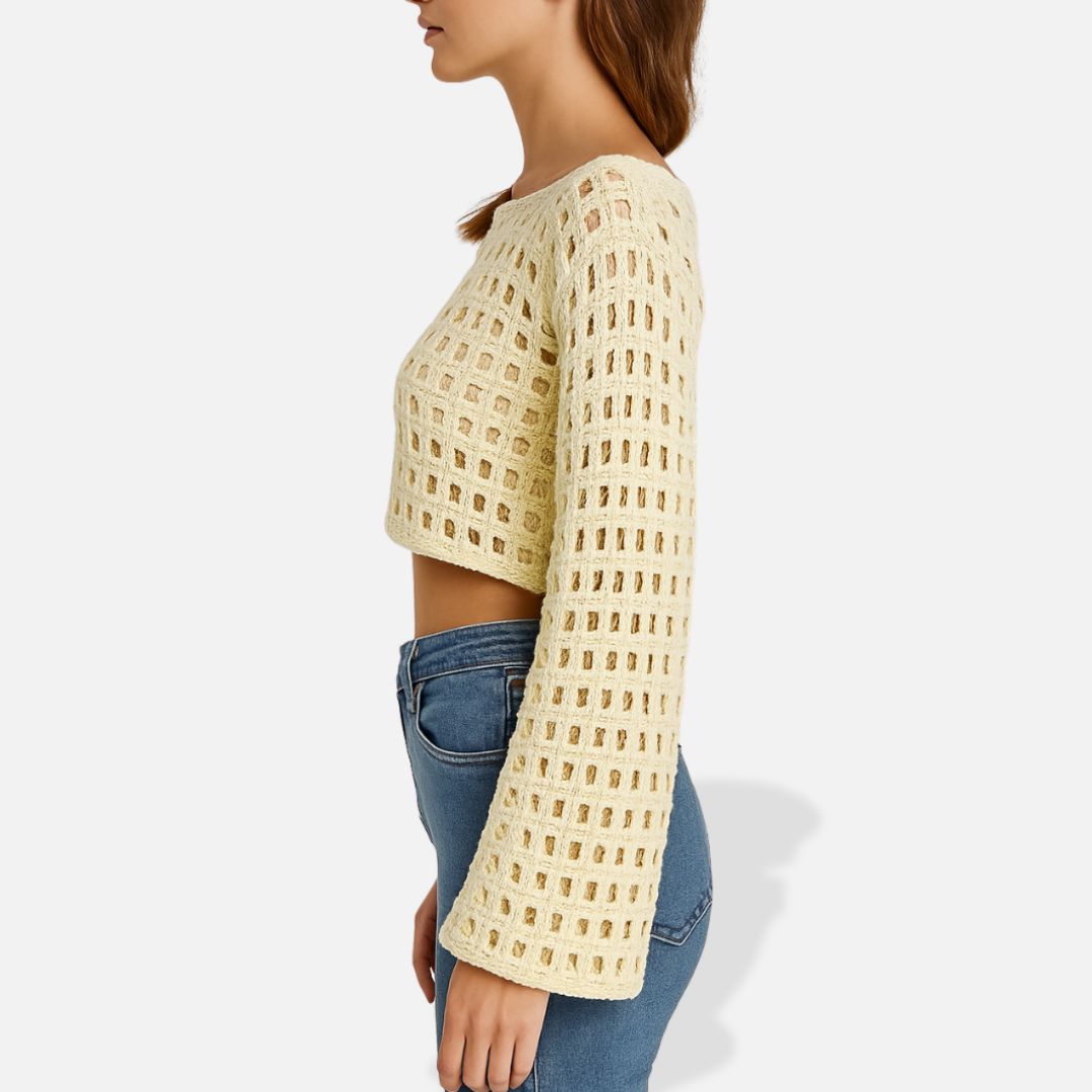 Women’s Knitted Breathable Crop Top