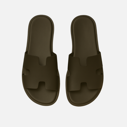Men’s Black Premium Sandals - Comfortable Open Slippers