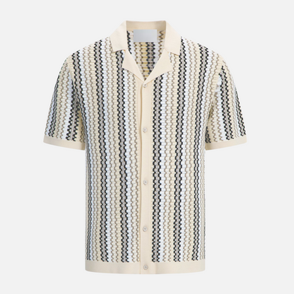 Men's Short Sleeve Knitted Shirt