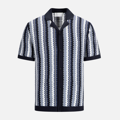 Men's Short Sleeve Knitted Shirt