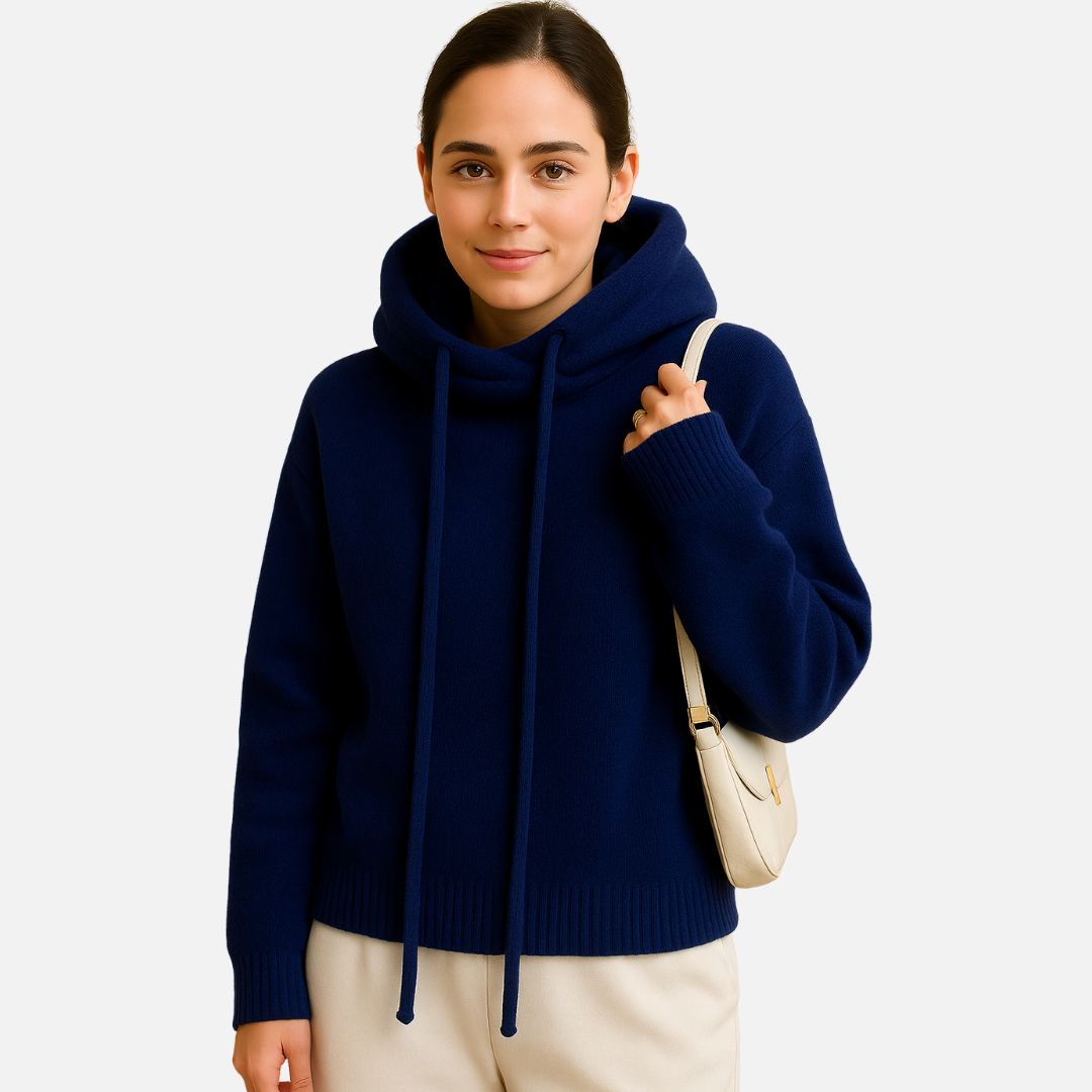 Women's Elegant Oversized Hoodie - Warm Hoodie