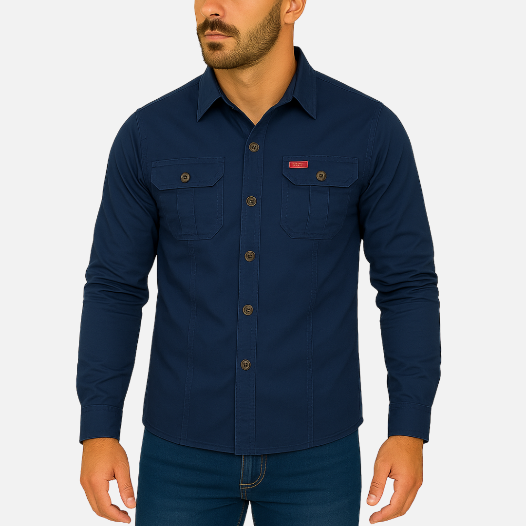 Men's Long Sleeve Shirt – Rugged & Stylish Army Shirt