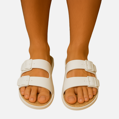 Men's Classic Strapped Sandals - Open Sliders with Straps