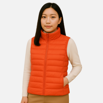 Women’s Lightweight Sleeveless Vest - Casual Bodywarmer