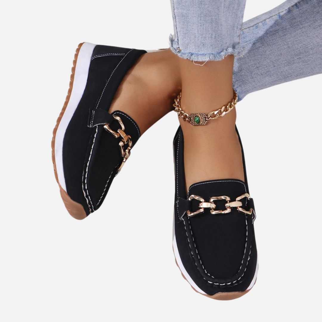 Women's Orthopedic Slip-On Shoes - Comfortable Flats