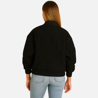 Women’s Autumn Jacket - Quilted Bomber Jacket