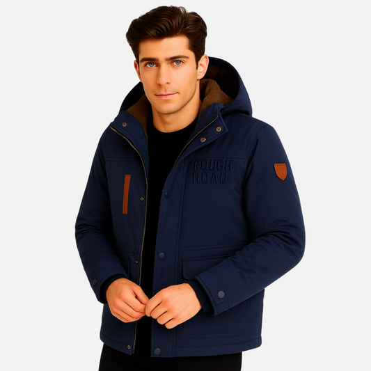 Men's Warm Winter Jacket - Windproof Puffer