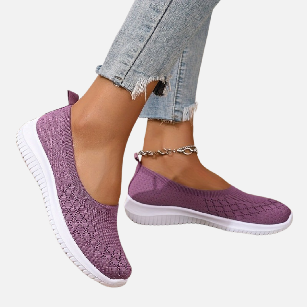 Women's Breathable Slip-On Shoes - Comfortable Shoes