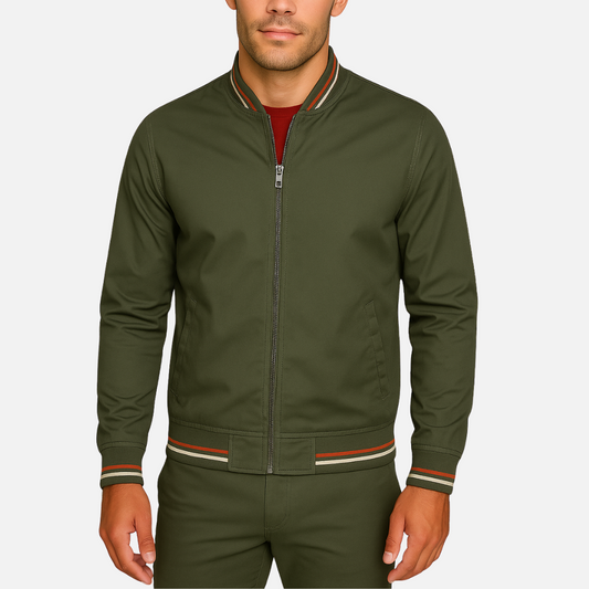 Men's All-Season Bomber Jacket – Lightweight Pilot Jacket