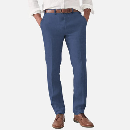 Men’s Breathable Linen Trousers – Smart Lightweight Summer Pants