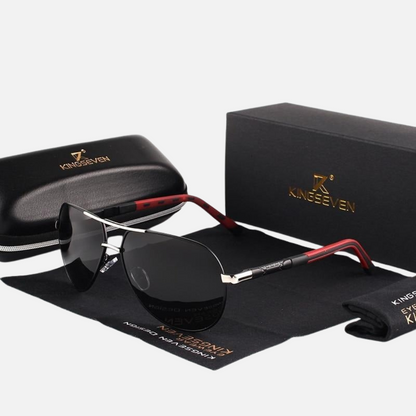 Men’s Polarized Sunglasses - Lightweight Pilot Sunglasses