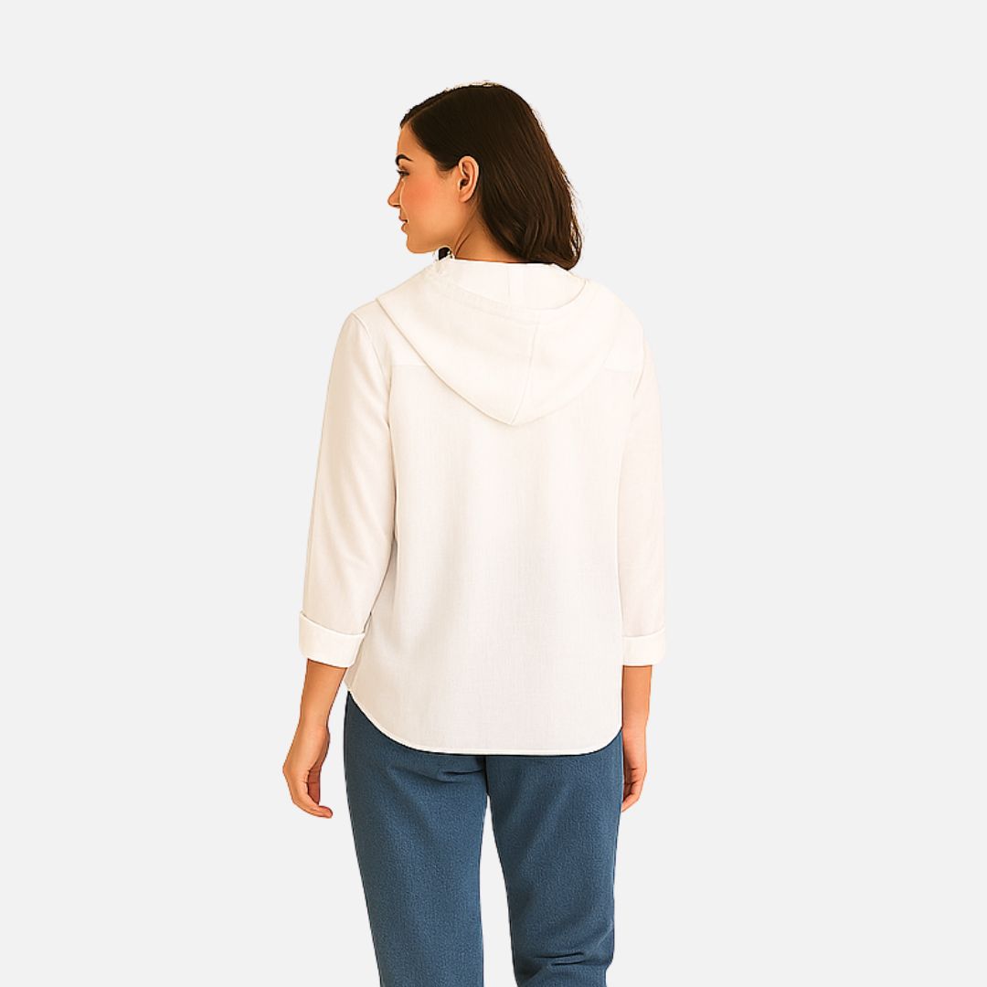 Women's Linen Cardigan - Linen Breathable Vest