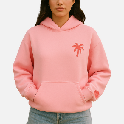 Women’s Oversized Cotton Hoodie – Casual Graphic Hoodie
