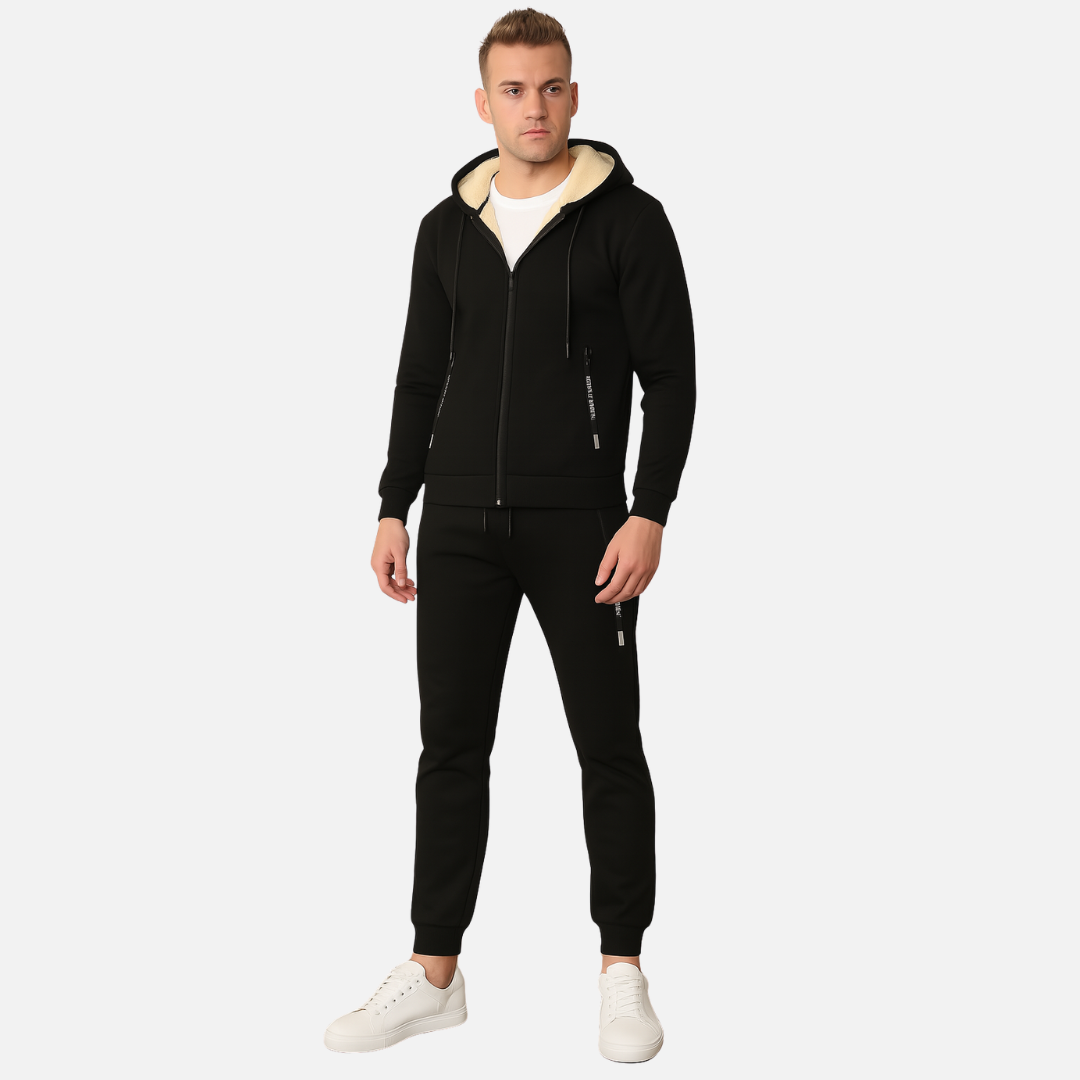 Unisex Fleece Comfort Tracksuit – Warm Vest & Jogger Set