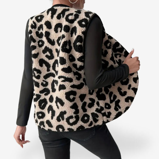 Women's Leopard Print Vest