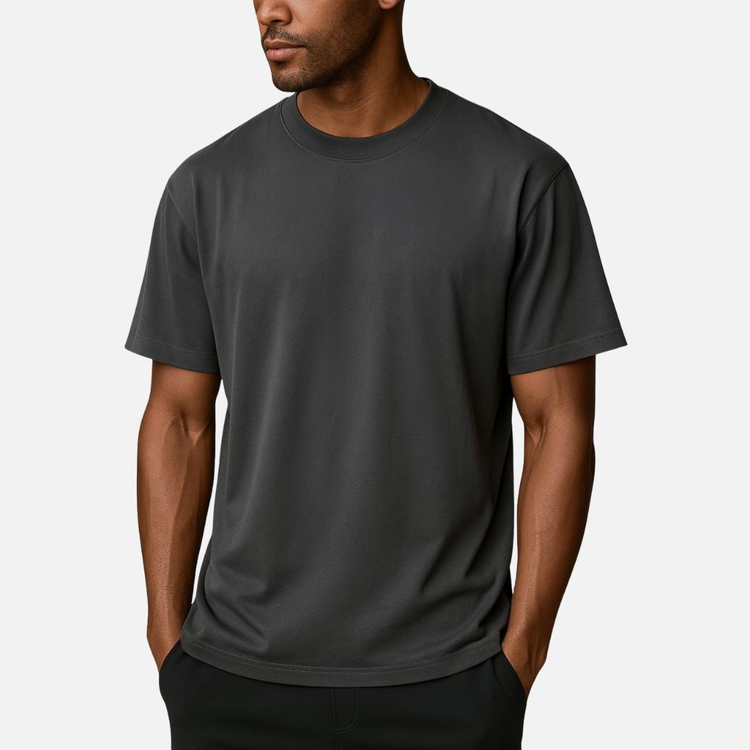 Men's Basic Wide T-Shirt - Loose Fit T-Shirt