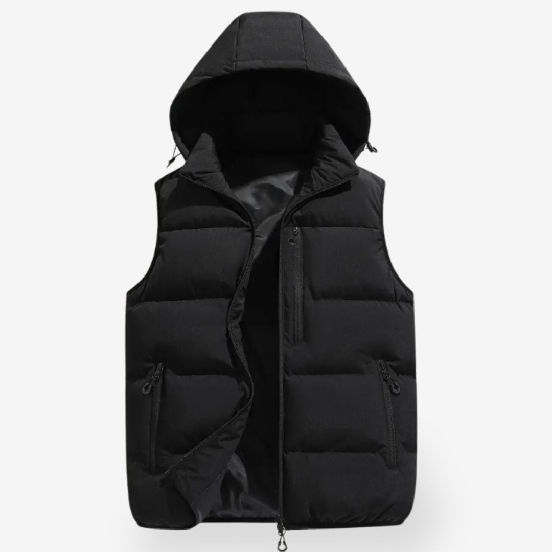 Men's Hooded and Warm Bodywarmer