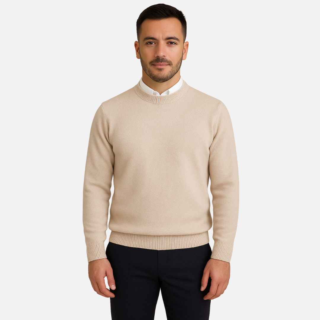 Men’s Cashmere Sweater – Luxury Smart Knitwear