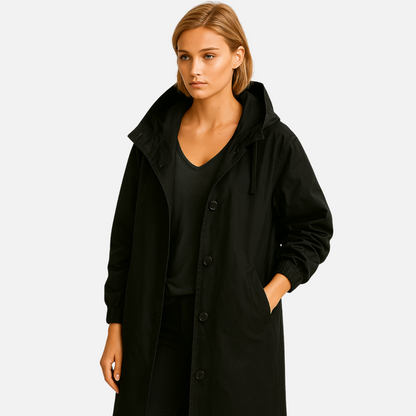 Women’s Waterproof Trench Coat - Long Jacket