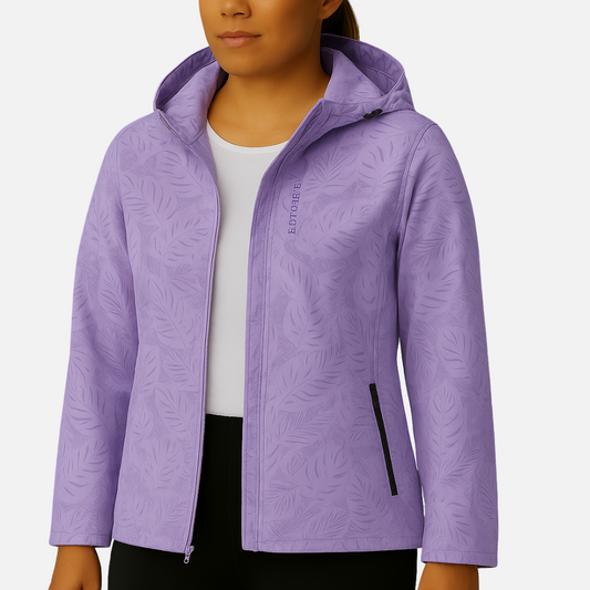 Women’s Hooded Jacket – Waterproof & Windproof Lightweight Outdoor Coat