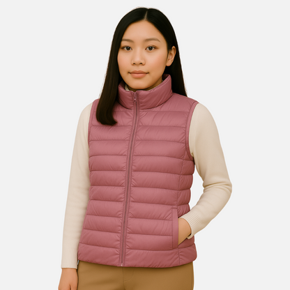 Women’s Lightweight Sleeveless Vest - Casual Bodywarmer