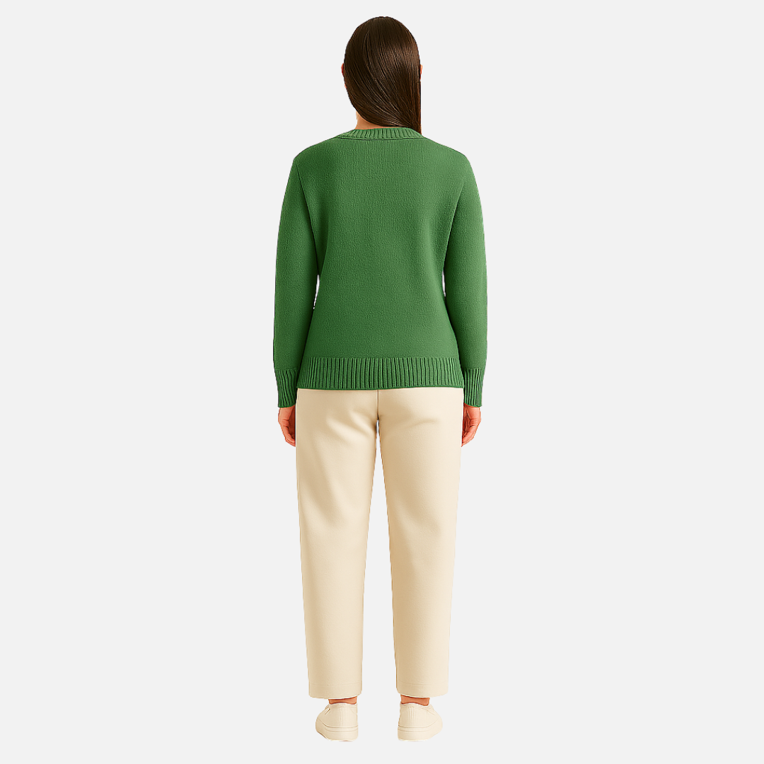 Women's Knitted Sweater - Cozy Pullover