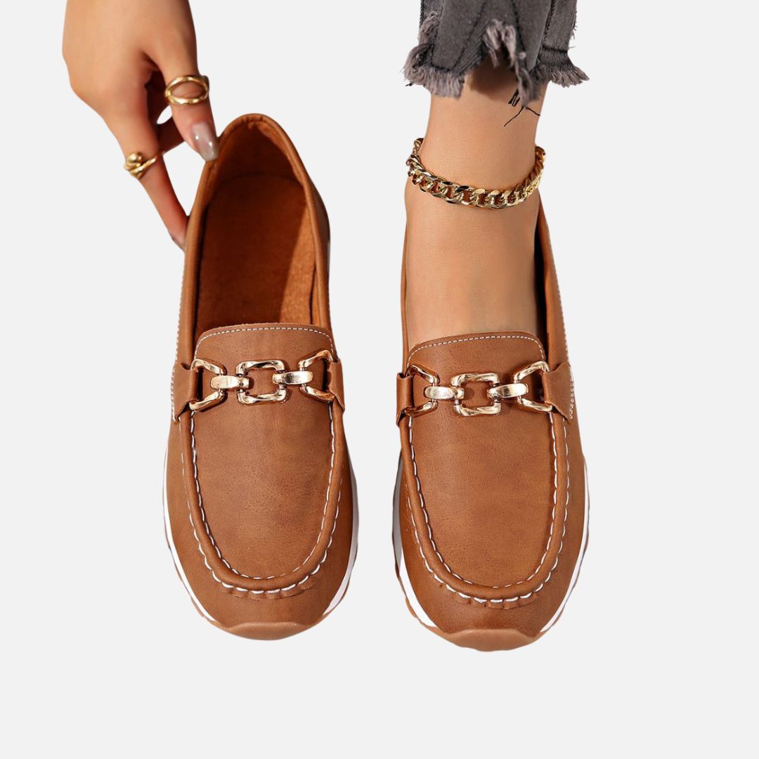 Women's Orthopedic Slip-On Shoes - Comfortable Flats