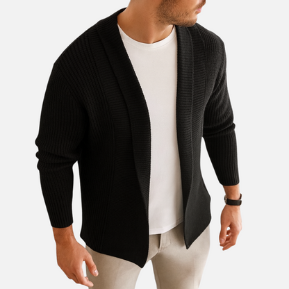 Men’s Classic Cashmere Knit Cardigan – Luxury Soft & Warm Zip Sweater