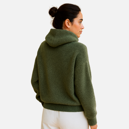 Women's Elegant Oversized Hoodie - Warm Hoodie