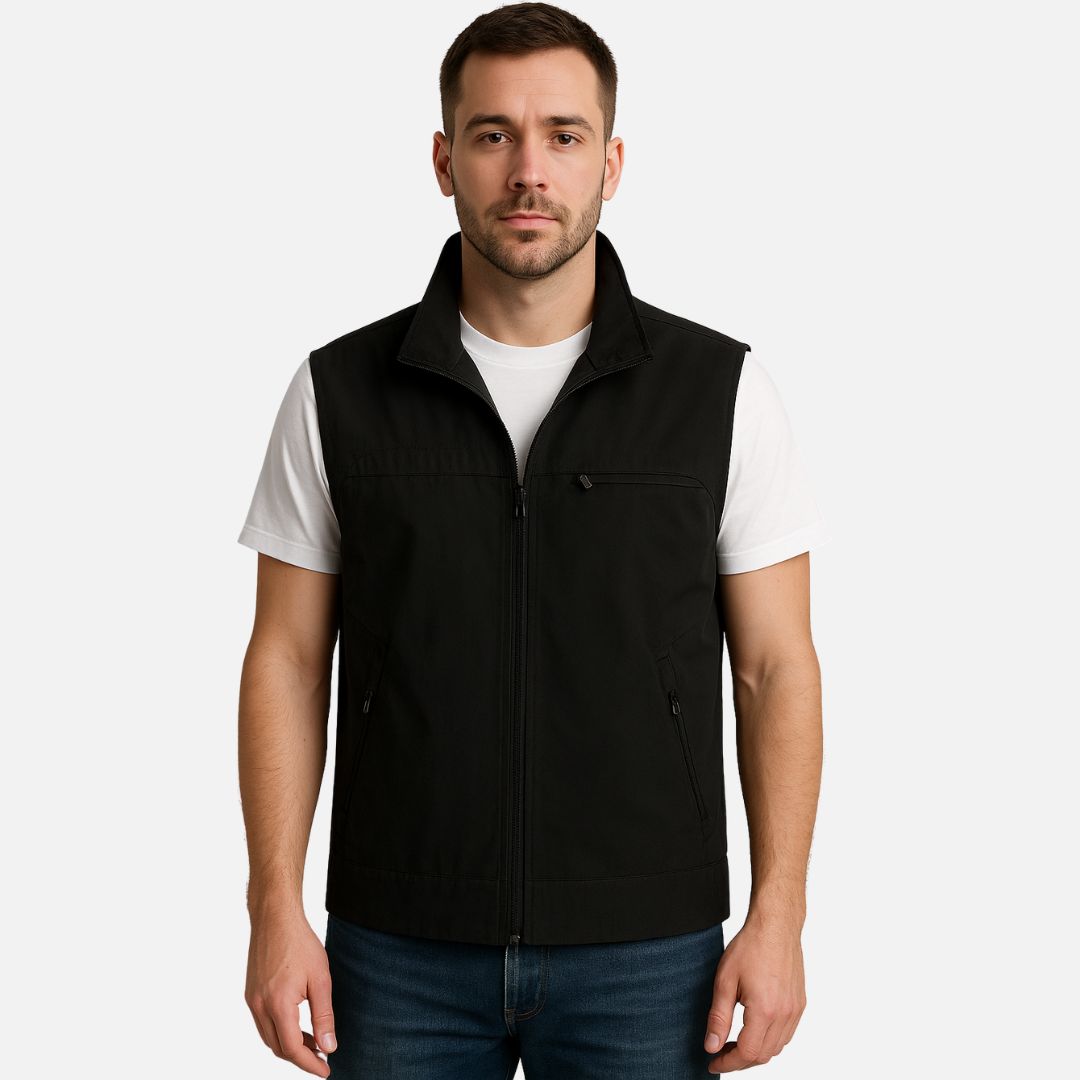 Men's Bodywarmer - Casual Sleeveless Gilet
