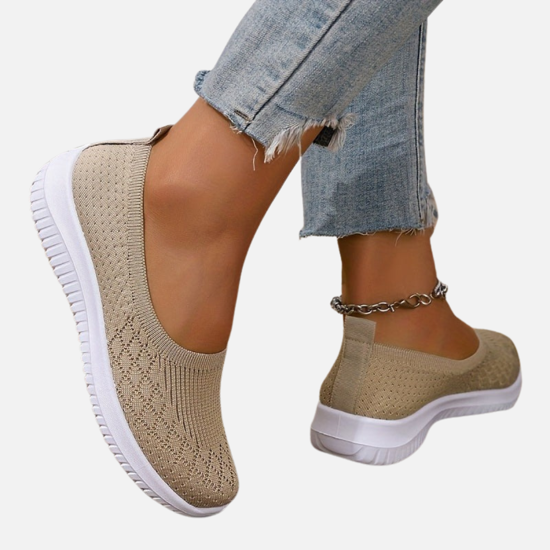 Women's Breathable Slip-On Shoes - Comfortable Shoes