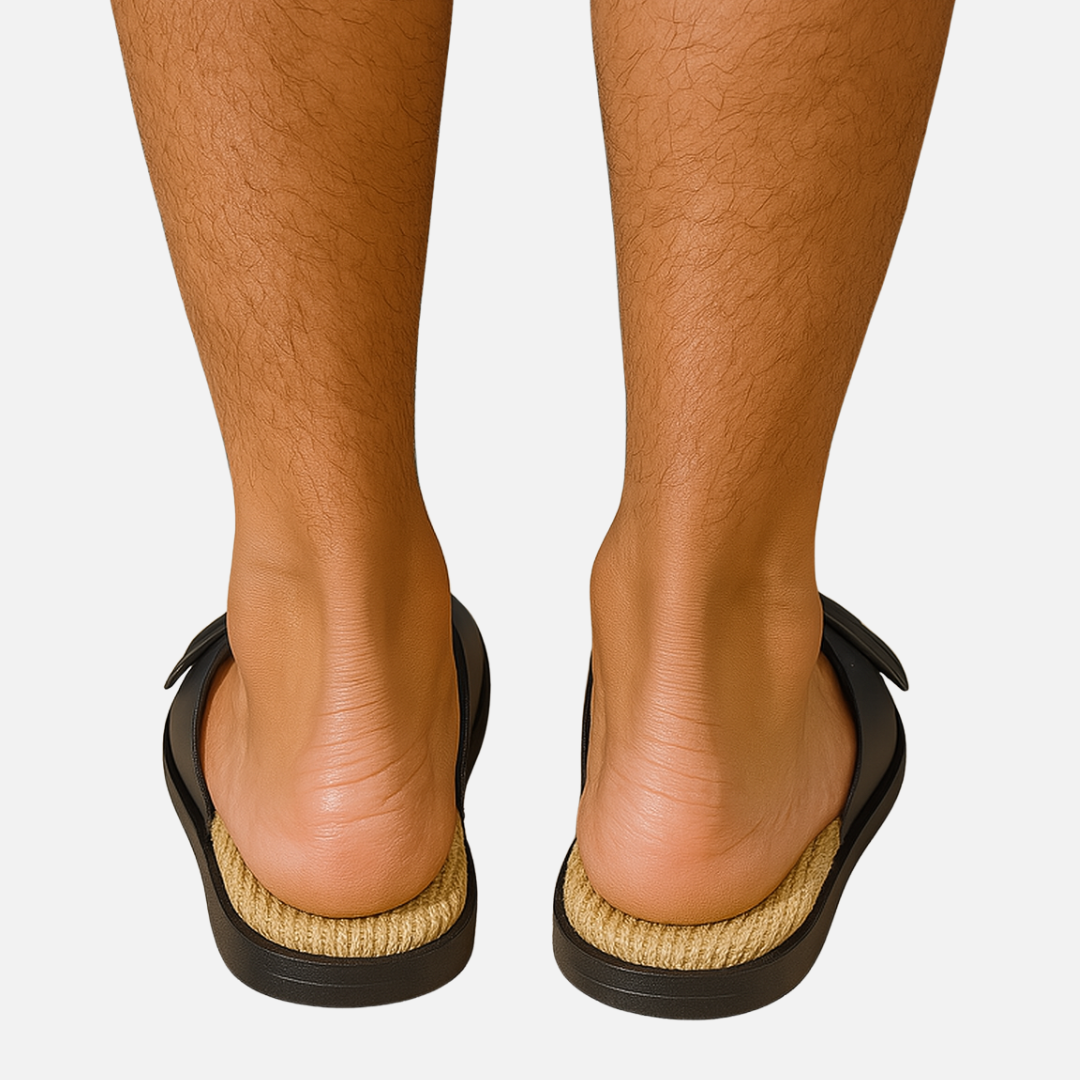 Men's Classic Strapped Sandals - Open Sliders with Straps