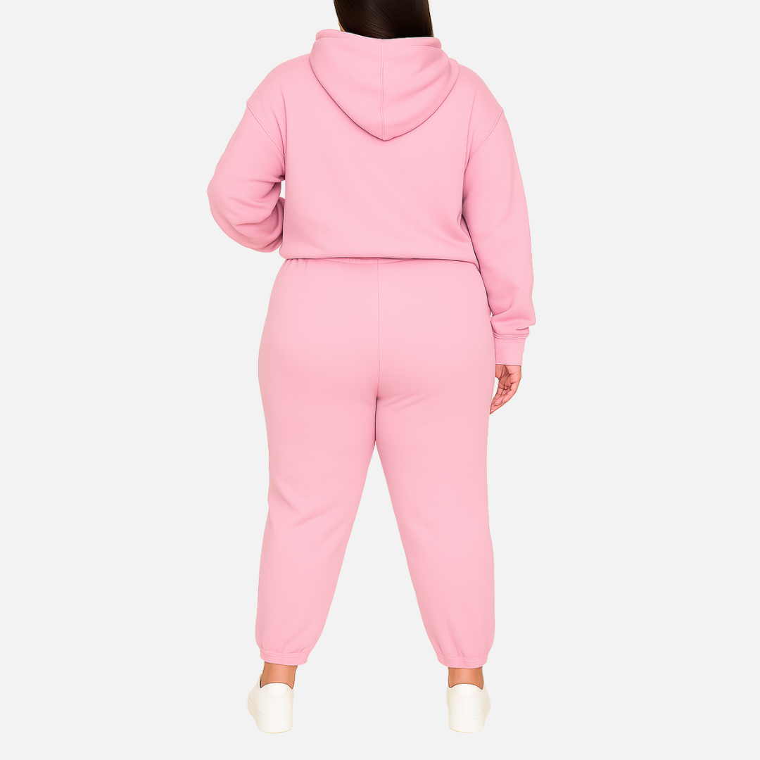 Women's Tracksuit Outfit Set – Comfortable Hoodie and Joggers Loungewear