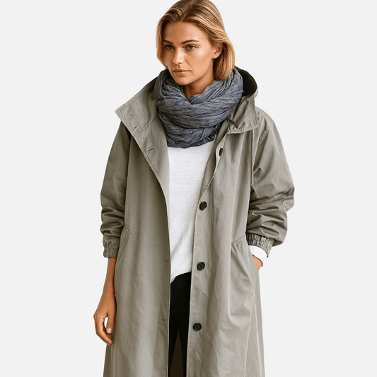 Women’s Waterproof Trench Coat - Long Jacket
