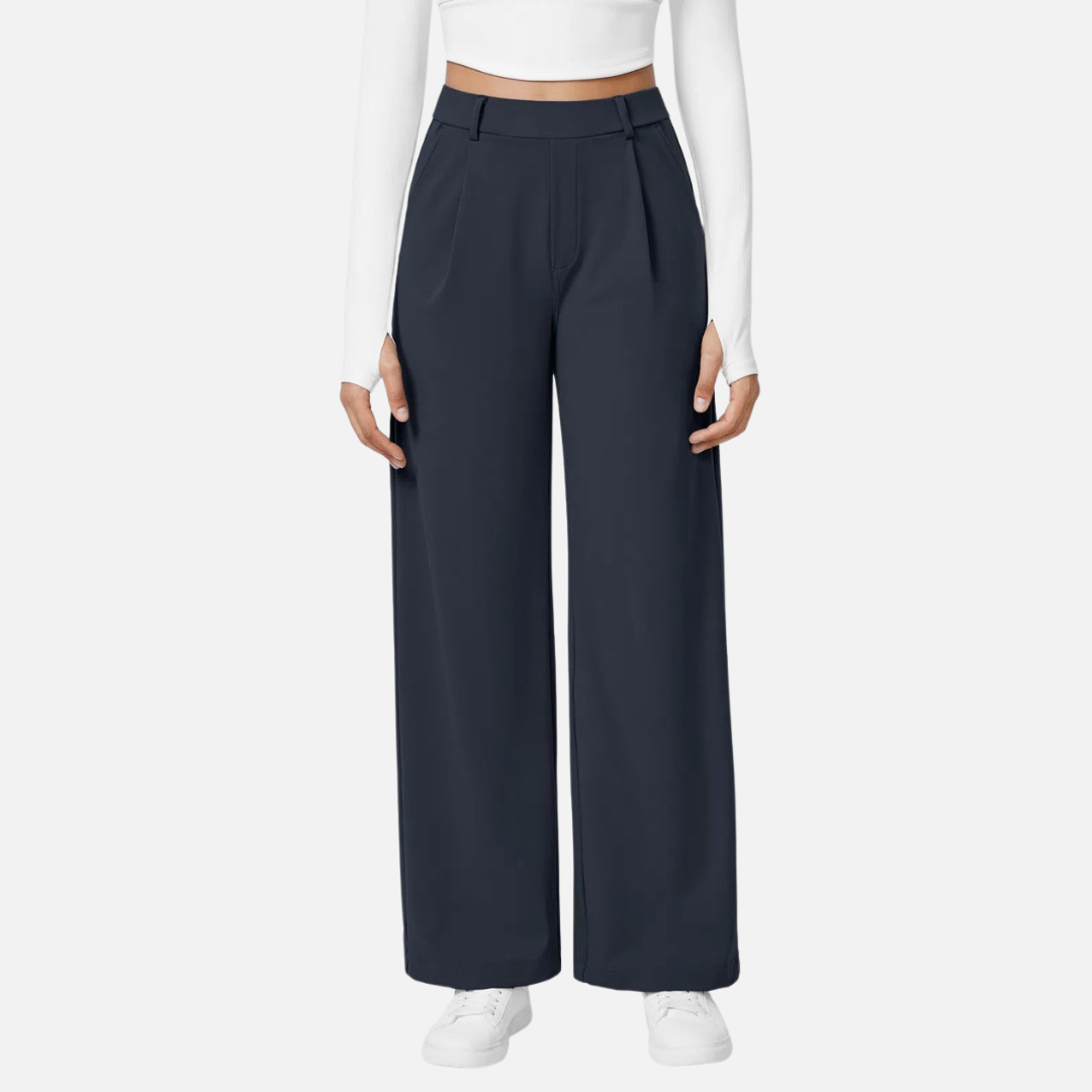 Women's Wide-Leg Trousers - Flaired Trousers
