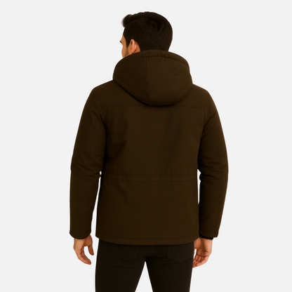 Men’s Winter Parka – Waterproof Warm Insulated Hooded Jacket