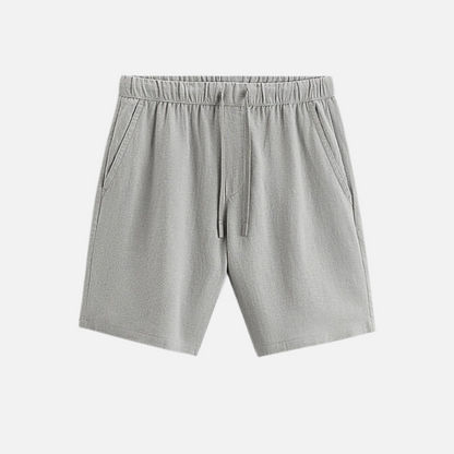 Men’s Linen Shorts - Striped Breathable Shorts