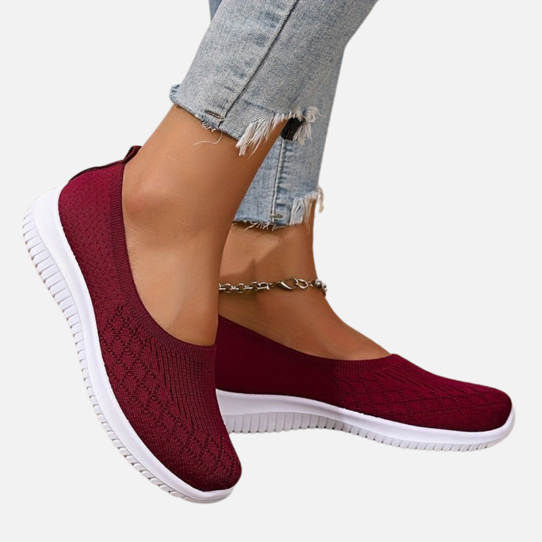 Women's Breathable Slip-On Shoes - Comfortable Shoes
