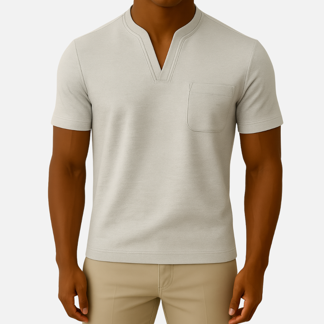 Men's Elegant & Casual Polo Shirt - Short Sleeve Polo
