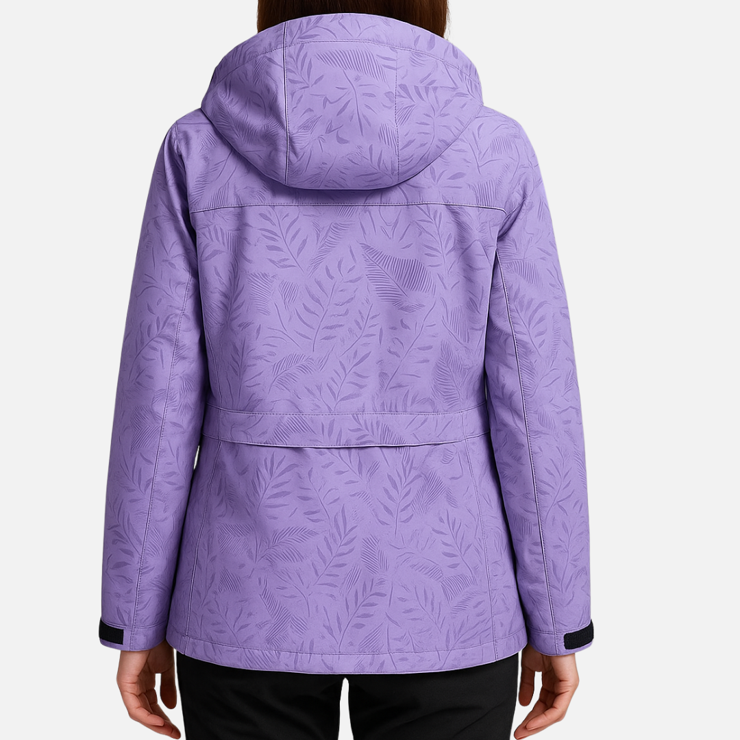 Women’s Hooded Jacket – Waterproof & Windproof Lightweight Outdoor Coat
