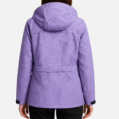 Women’s Hooded Jacket – Waterproof & Windproof Lightweight Outdoor Coat