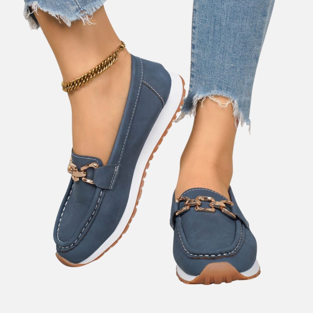 Women's Orthopedic Slip-On Shoes - Comfortable Flats